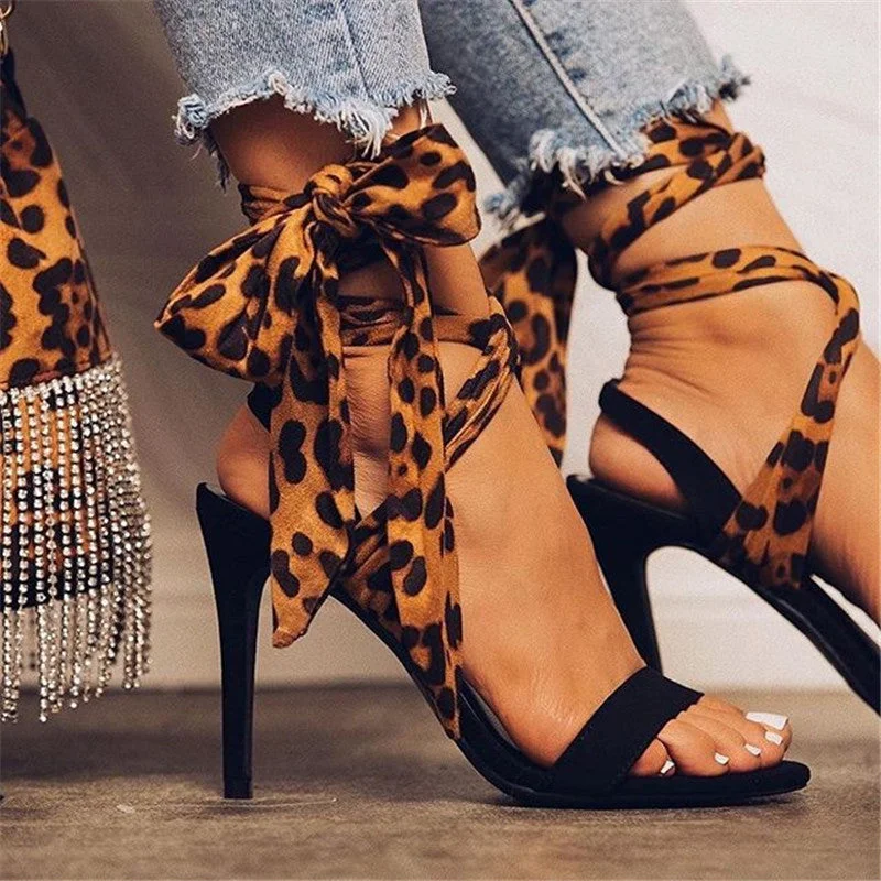 Waterproof sneakers for women-The Gia Leopard High Heel Pumps