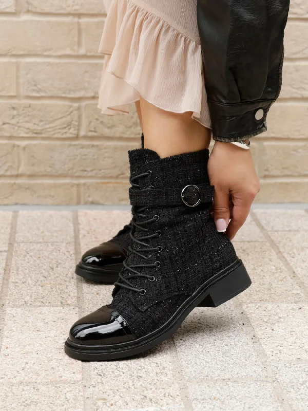 Soft leather ankle boots for women-FRANCESCA