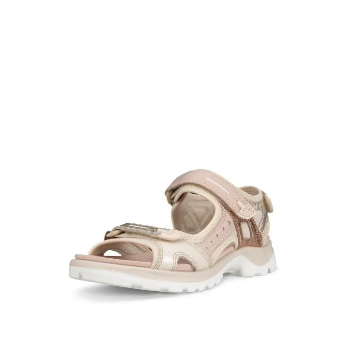 Elegant stiletto heels for events-Womens Ecco Yucatan Sandal in Multicolor Limestone