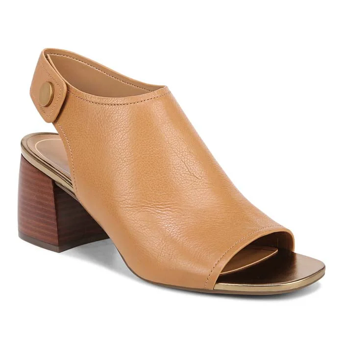 Trendy transparent heels for women-Womens Vionic Valencia in Camel