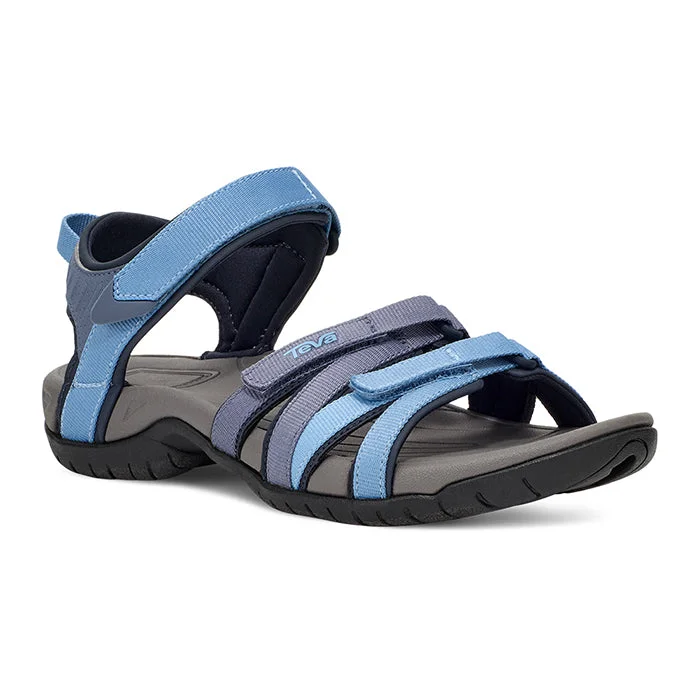 Casual espadrilles for summer-Womens Teva Tirra in Blue Multi