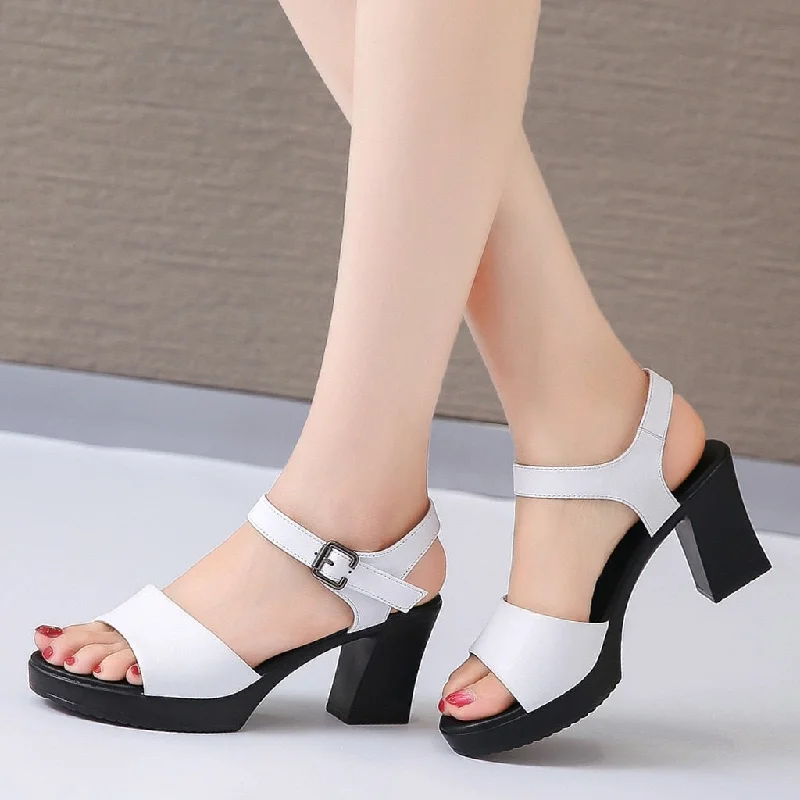 Elegant slingback sandals for summer-The Arely High Heel Sandals