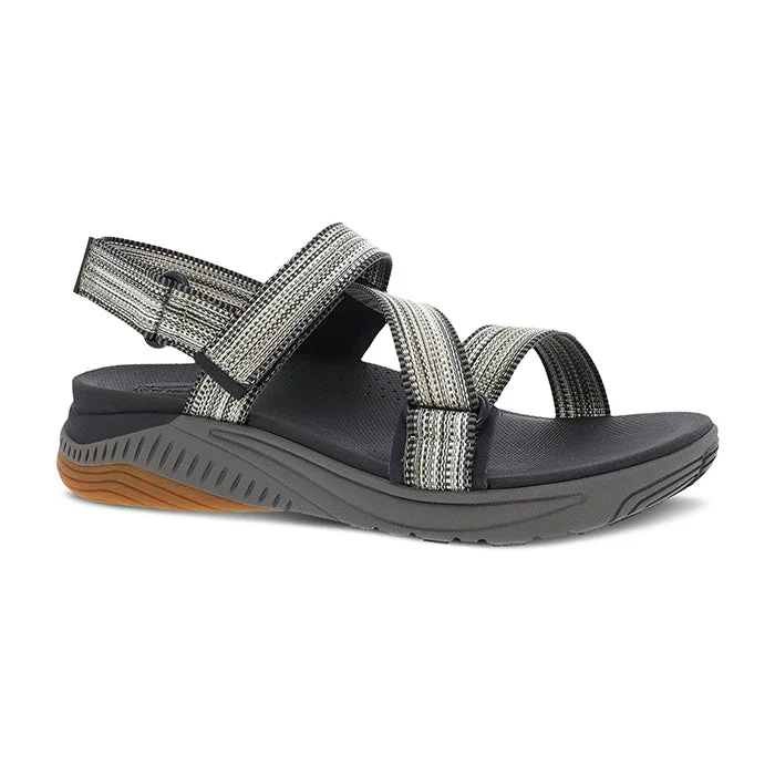 Elegant slingback sandals for summer-Womens Dansko Rayna in Black Multi