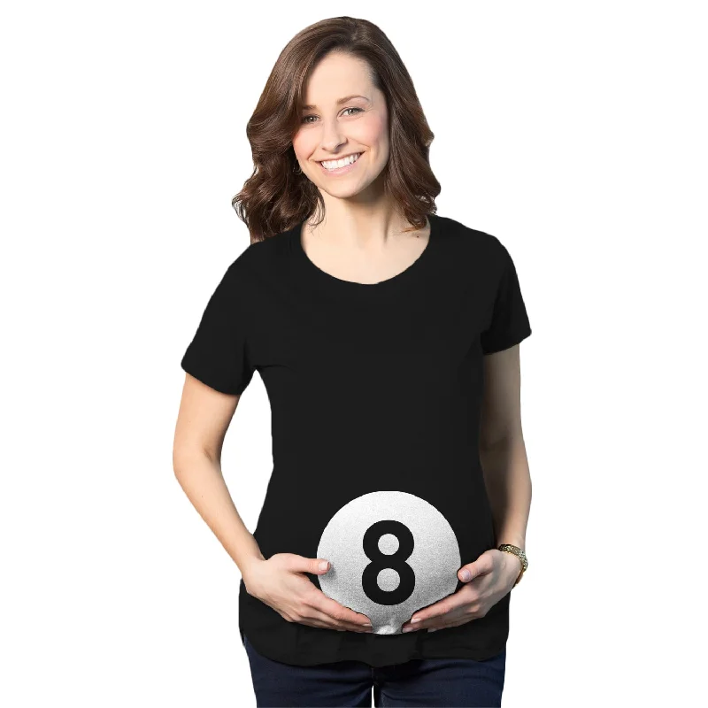 Lightweight blazers for summer-Eight Ball Maternity T Shirt