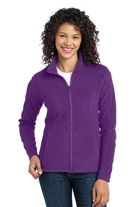 Soft knit cardigans for layering-Port Authority® L223 Ladies Microfleece Full-Zip Jacket