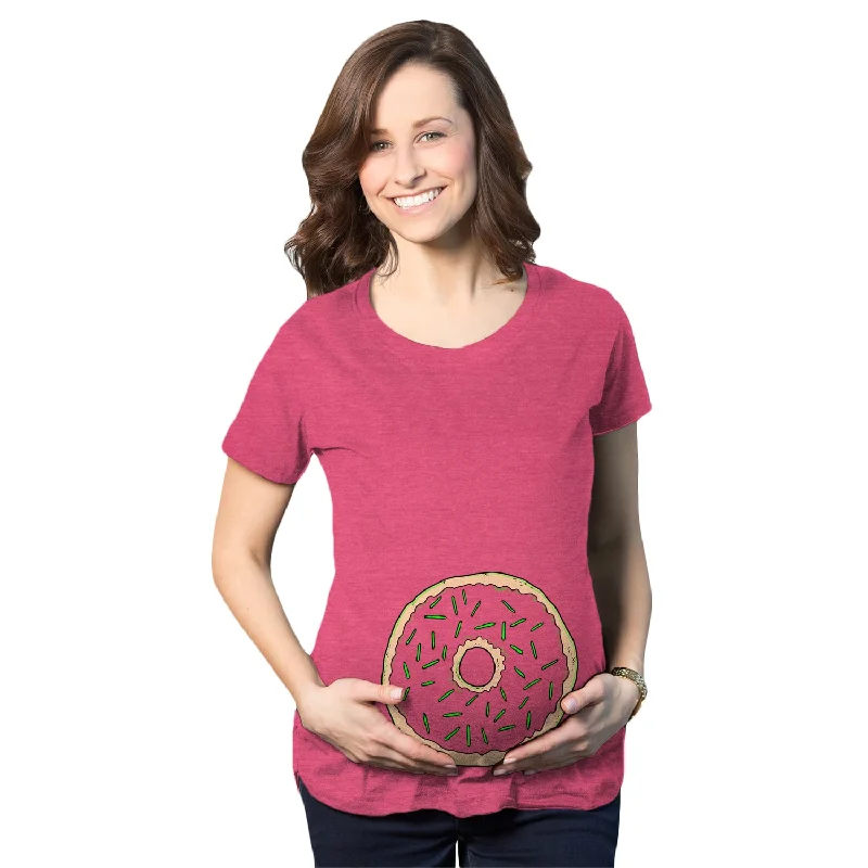 High-waisted skirts for office wear-Donut Baby Bump Maternity T Shirt