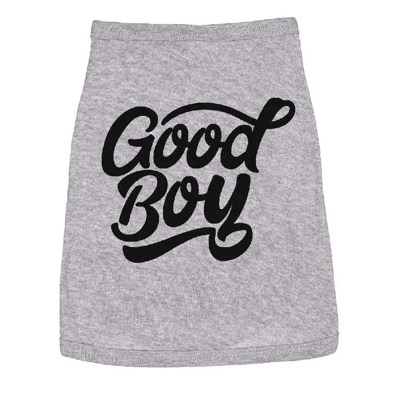 Trendy bell-sleeve tops for women-Good Boy Dog Shirt