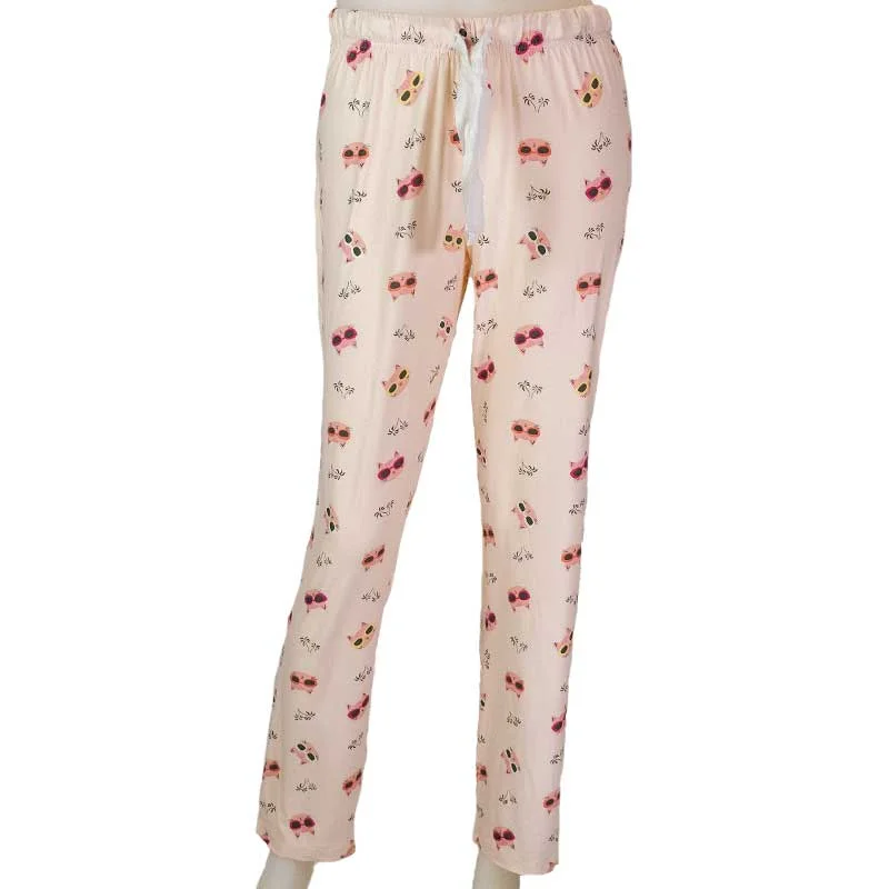 High-waisted trousers for work-DKR Women's Cool Cats Sleep Pants