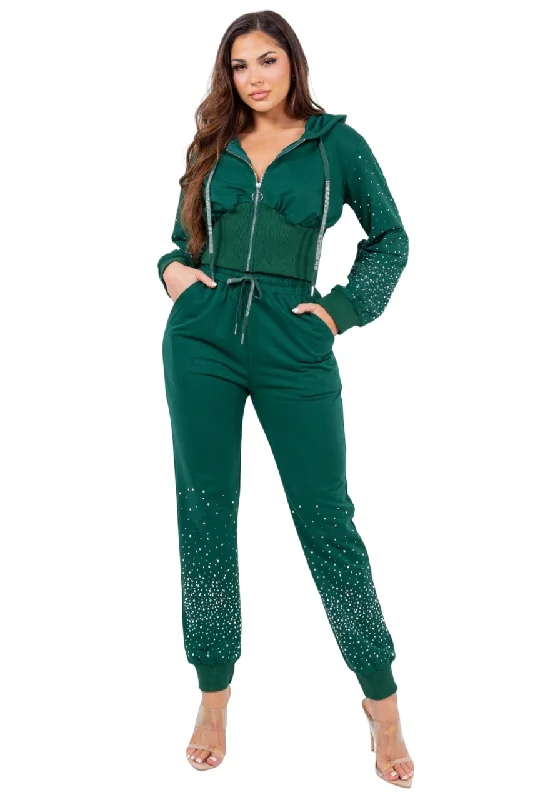 Luxury evening gowns for women-La Diosa Women's Glitter Joggers