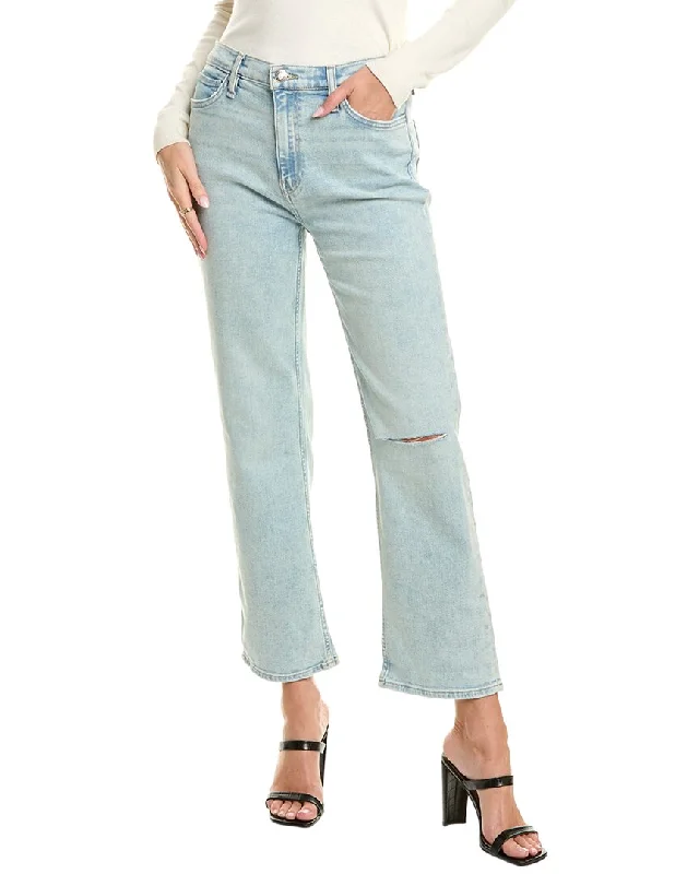 Elegant satin tops for evening-HUDSON Jeans Remi High-Rise Straight Ankle Pant