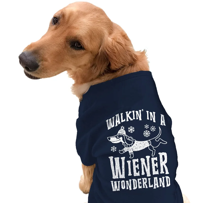 Elegant pencil skirts for work-Walkin In A Wiener Wonderland Dog Shirt