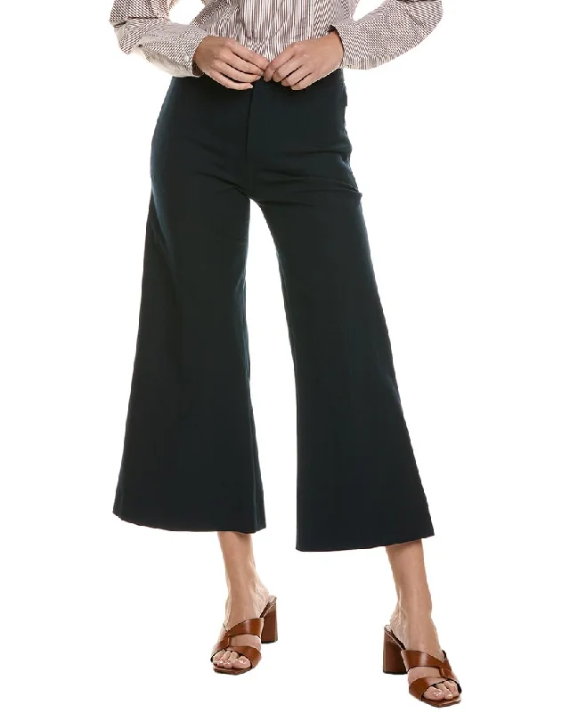 Elegant blouses for formal events-FRAME Denim Le Crop Palazzo Trouser