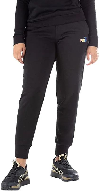 Trendy off-shoulder tops for summer-PUMA Women's Essential Fleece Sweatpants