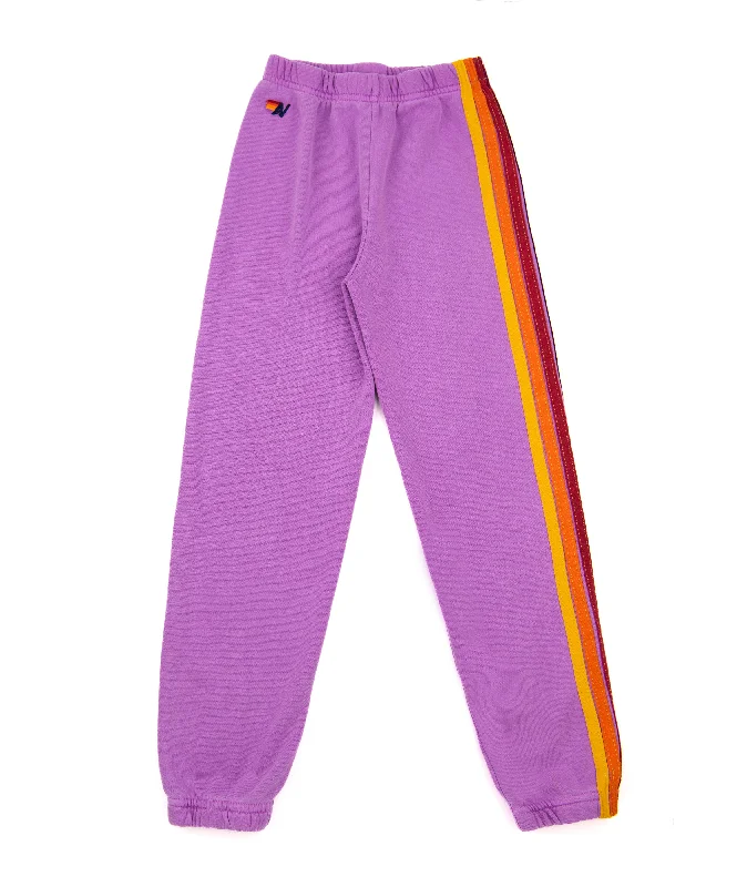 Boho tunics for women-Aviator Nation Kids 5 Stripe Sweatpants