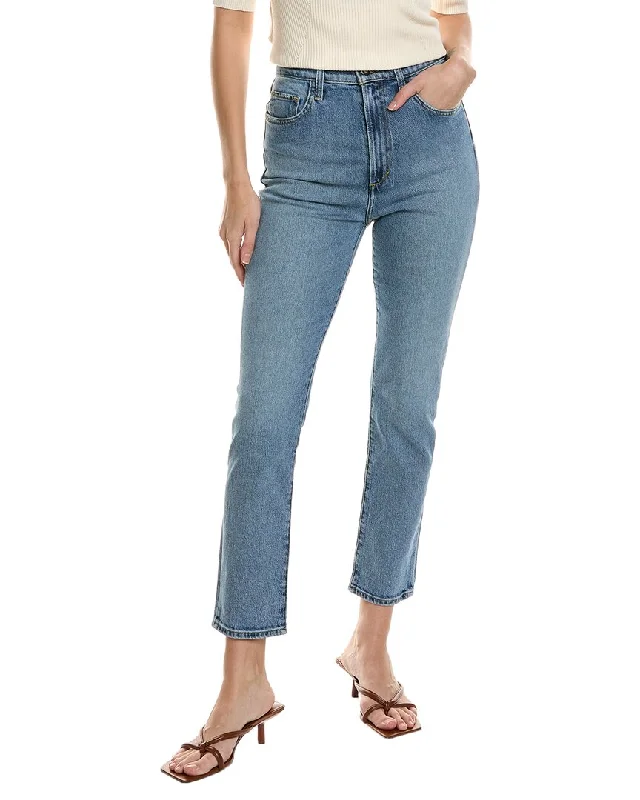 Stylish jumpsuits for summer-Favorite Daughter The Valentina Santiago Super High-Rise Cigarette Ankle Jean