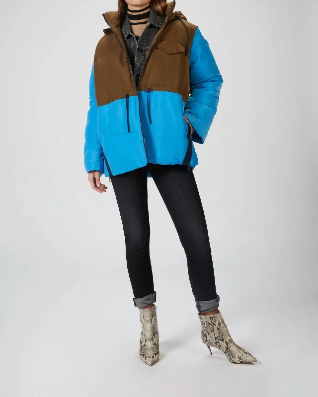 High-quality tights for women-Tamara Jacket In Aqua