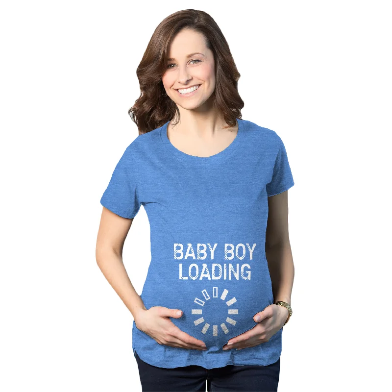 Stylish jumpsuits for summer-Baby Boy Loading Maternity T Shirt