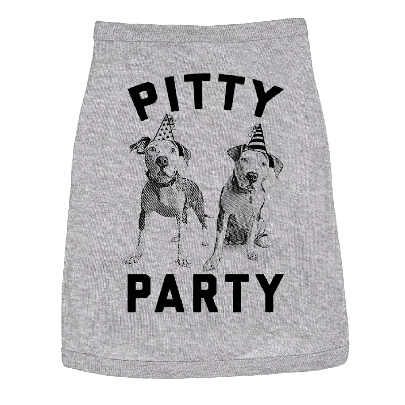 Soft velvet dresses for winter-Pitty Party Dog Shirt