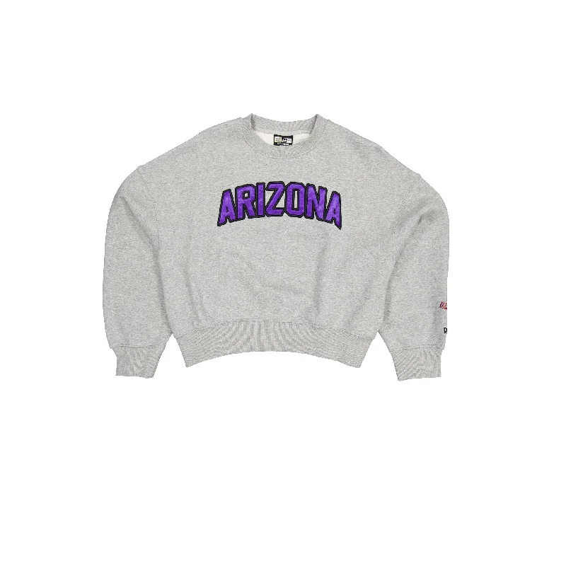 Vintage-inspired blouses for women-Arizona Diamondbacks Sport Classics Women's Crewneck