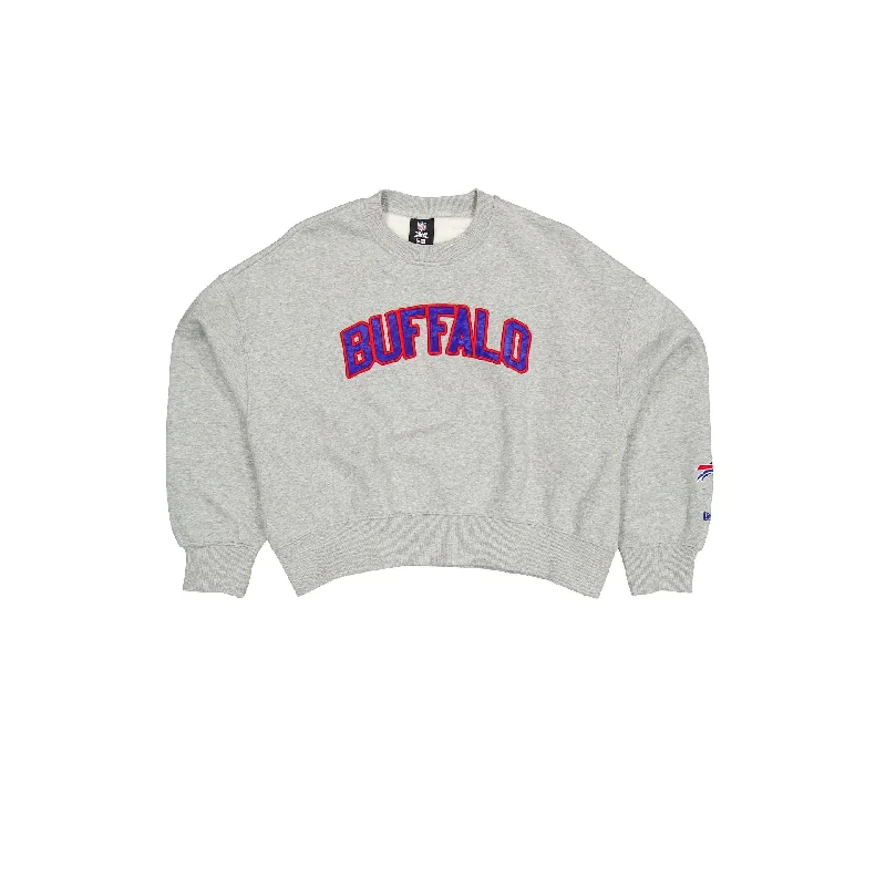 Lightweight cardigans for layering-Buffalo Bills Sport Classics Women's Crewneck