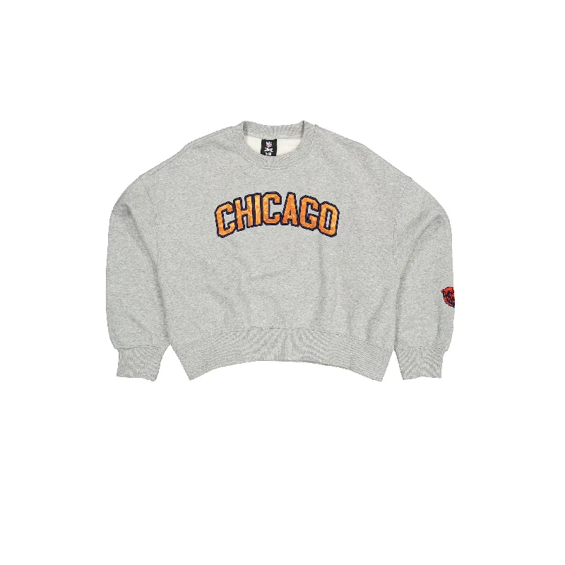 Stylish trench coats for fall-Chicago Bears Sport Classics Women's Crewneck