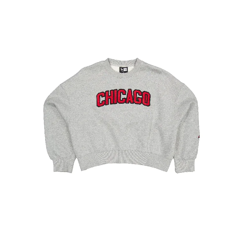 Trendy crop tops for summer outfits-Chicago Bulls Sport Classics Women's Crewneck