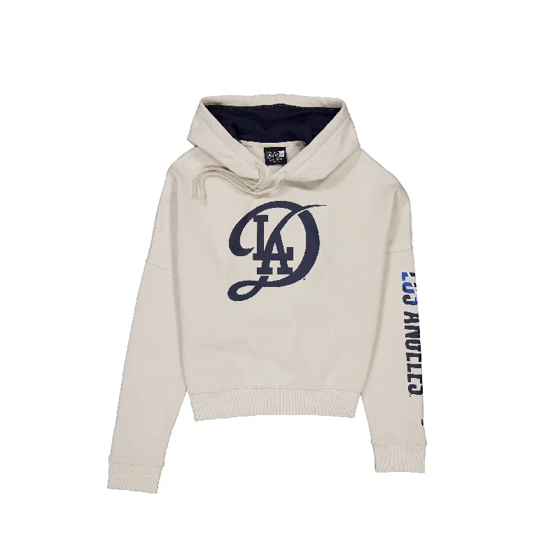 Soft cotton dresses for daily wear-Los Angeles Dodgers City Connect Women's Hoodie