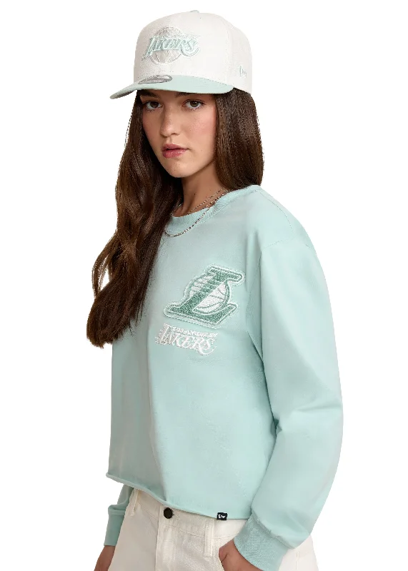 Stylish parkas for winter-Los Angeles Lakers Minty Breeze Logo Select Women's T-Shirt