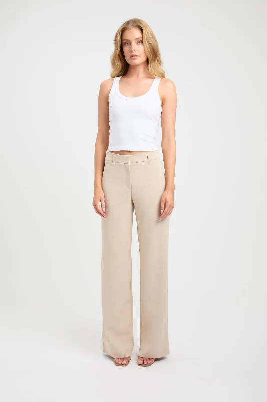 Lightweight blazers for summer-Ariel Low Rise Pant