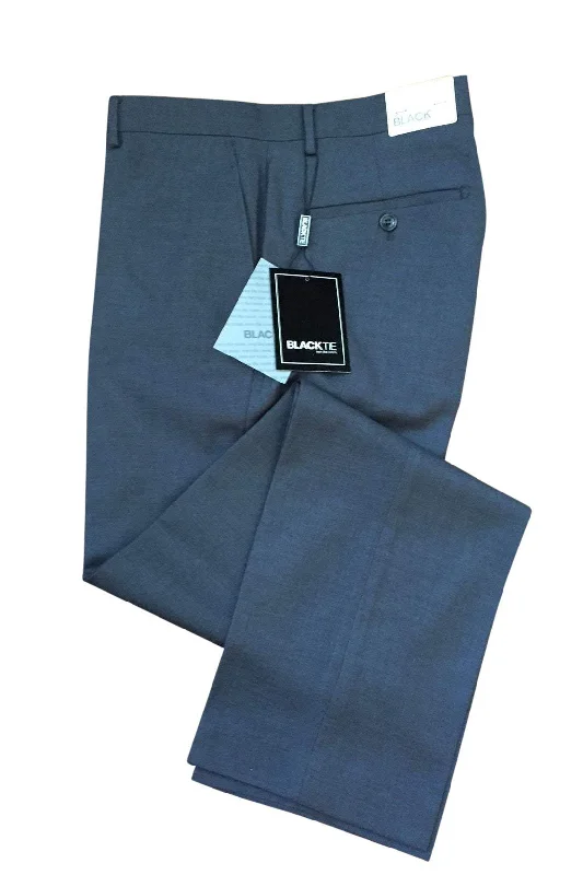 Affordable t-shirts for daily wear-"Bradley" Steel Grey Luxury Wool Blend Suit Pants