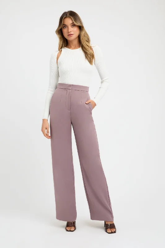 Trendy off-shoulder tops for summer-Serge Pant