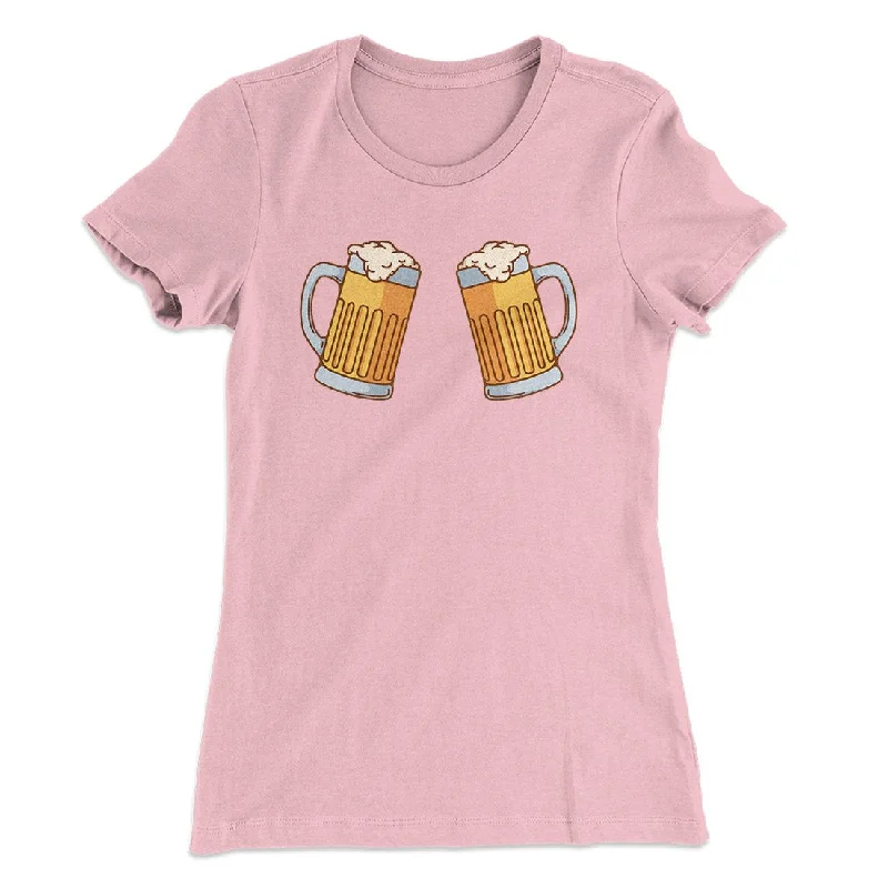 Designer trench coats for women-Beer Bra Women's T-Shirt