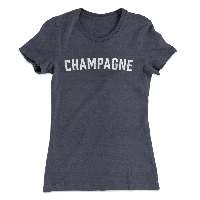 Chic leather skirts for women-Champagne Women's T-Shirt