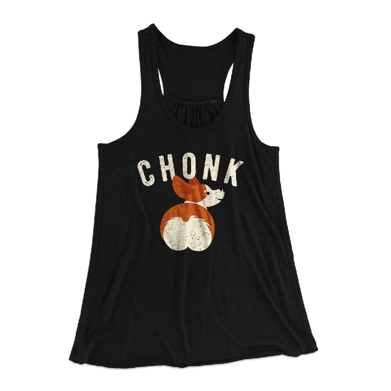 Elegant chiffon dresses for parties-Chonk Women's Flowey Tank Top