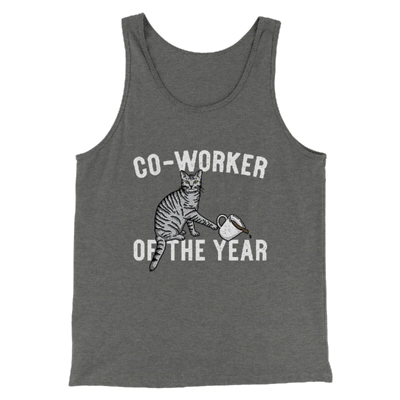 Soft linen pants for summer-Co-Worker Of The Year Funny Men/Unisex Tank Top