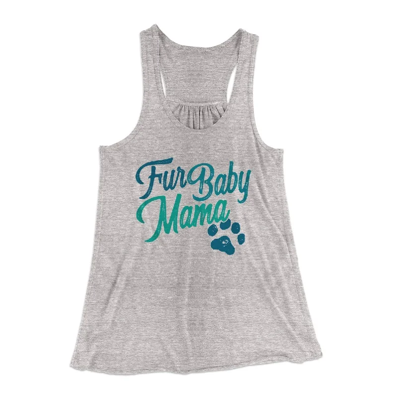 Luxury cashmere cardigans for women-Fur Baby Mama Women's Flowey Tank Top