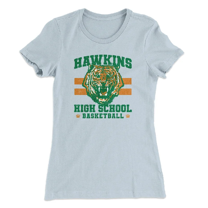 Luxury wool coats for women-Hawkins Tigers Basketball Women's T-Shirt