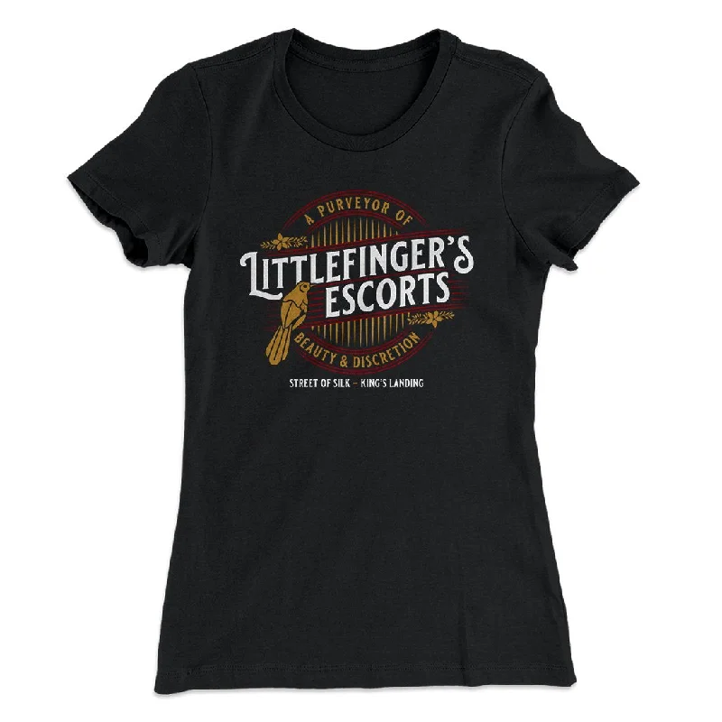 Lightweight blazers for summer-Littlefinger's Escorts Women's T-Shirt