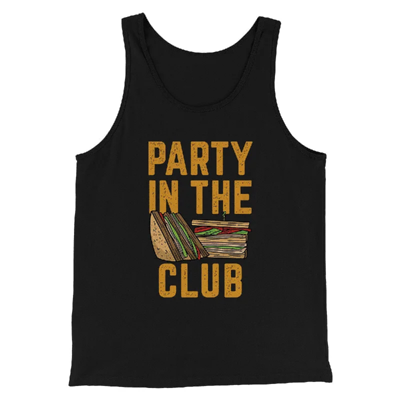 Casual overalls for women-Party In The Club Men/Unisex Tank Top