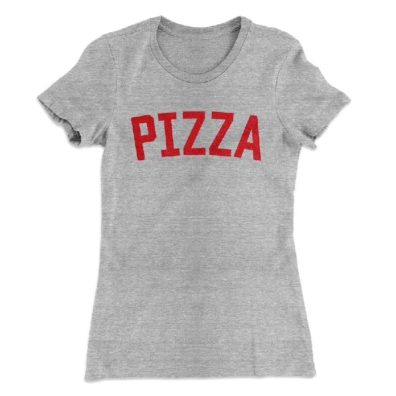 Vintage-inspired dresses for women-Pizza Women's T-Shirt