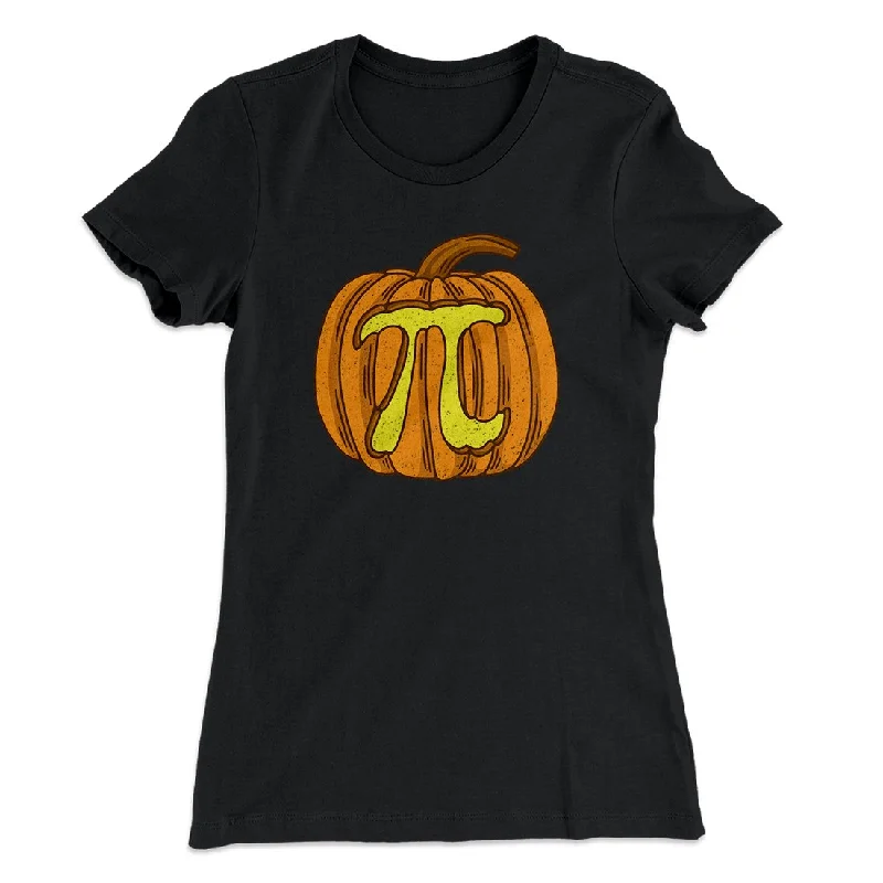 Lightweight tunics for summer-Pumpkin Pi Funny Thanksgiving Women's T-Shirt