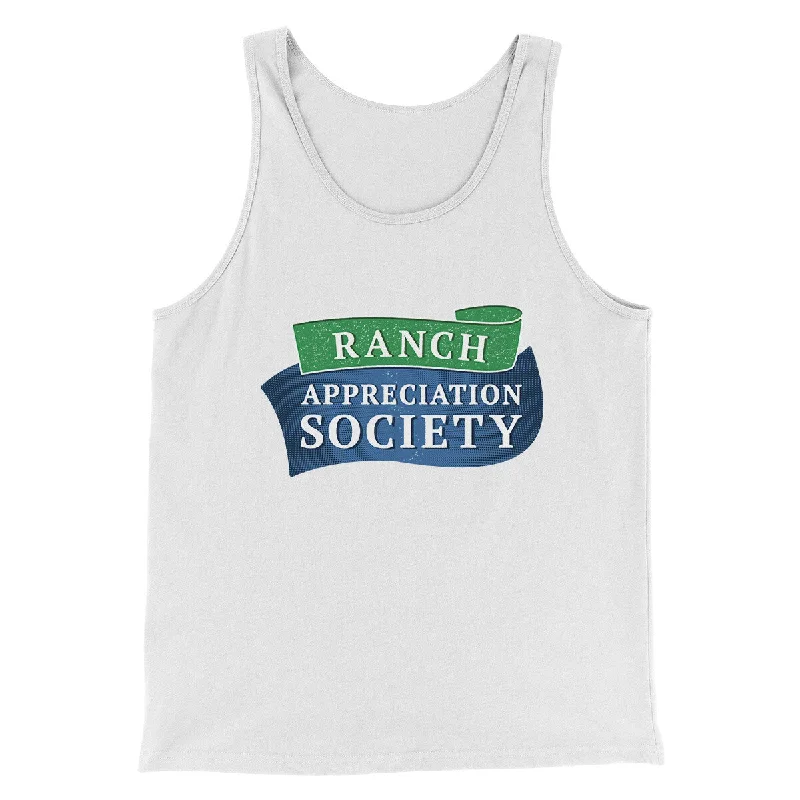 Vintage-inspired blouses for women-Ranch Appreciation Society Funny Men/Unisex Tank Top