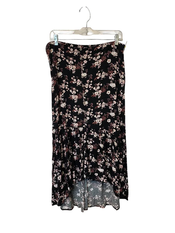 Affordable leggings for everyday use-Skirt Maxi By Knox Rose In Floral Print, Size: L