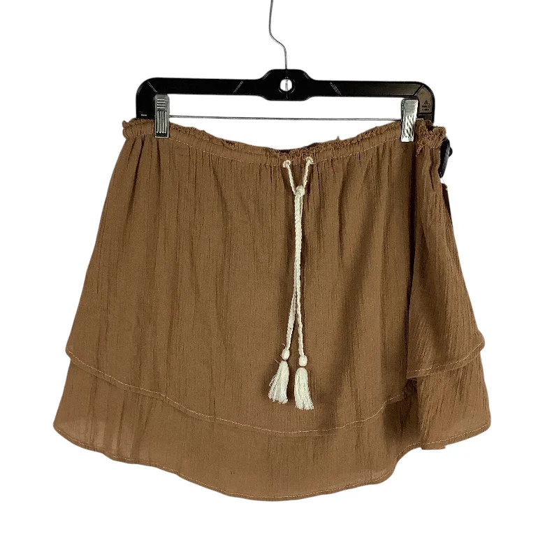 Affordable sweatshirts for women-Skirt Mini & Short By Free People In Brown, Size: M