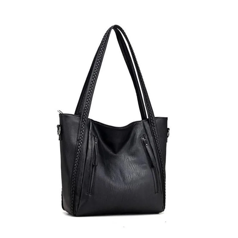 Casual canvas tote bags for shopping-Black moon Tote Bag