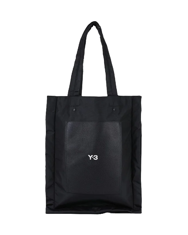 Soft suede crossbody bags for fall-Lux Shopper Bag - Y-3 - Synthetic - Black