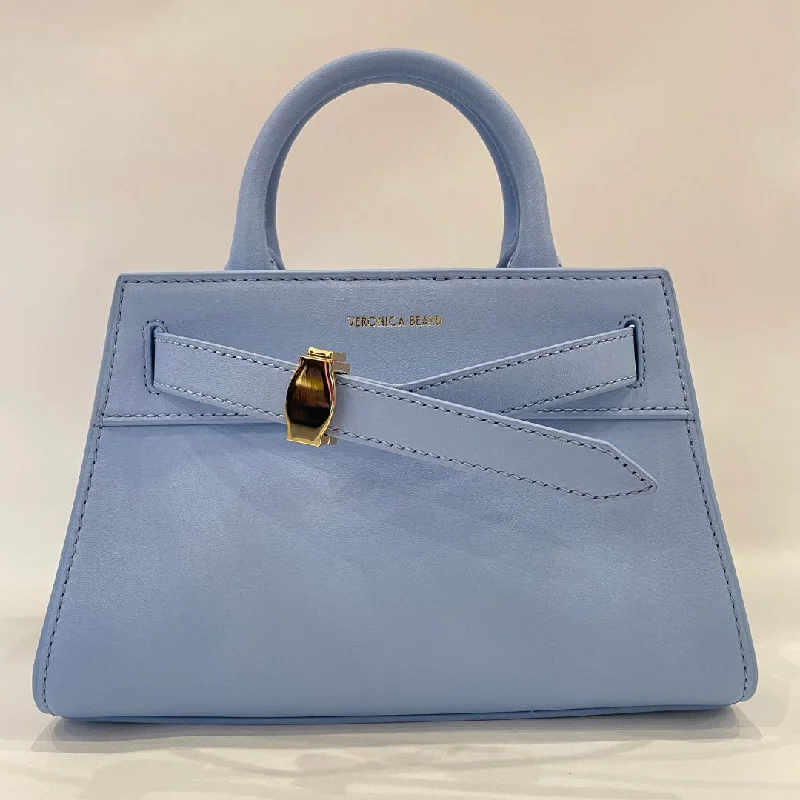 Soft leather saddle bags for casual use-Mini Dash Bag Light Blue